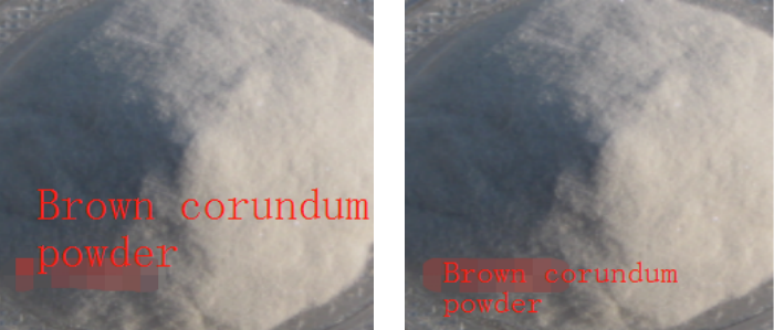 White corundum sand