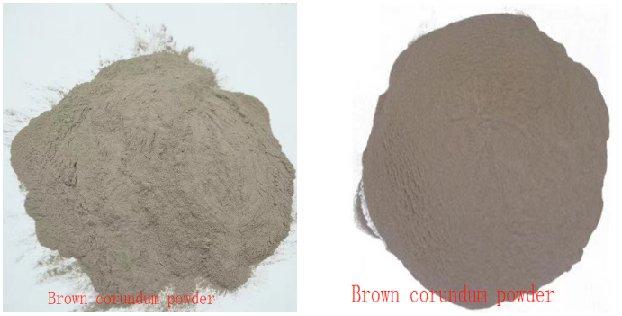 Brown corundum sand